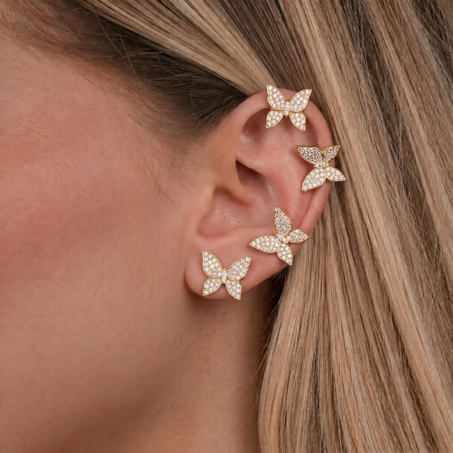 Olviqo™ | Butterfly Ear Cuff