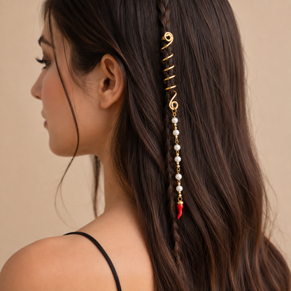 Olviqo™ | Spiral Hair Charm